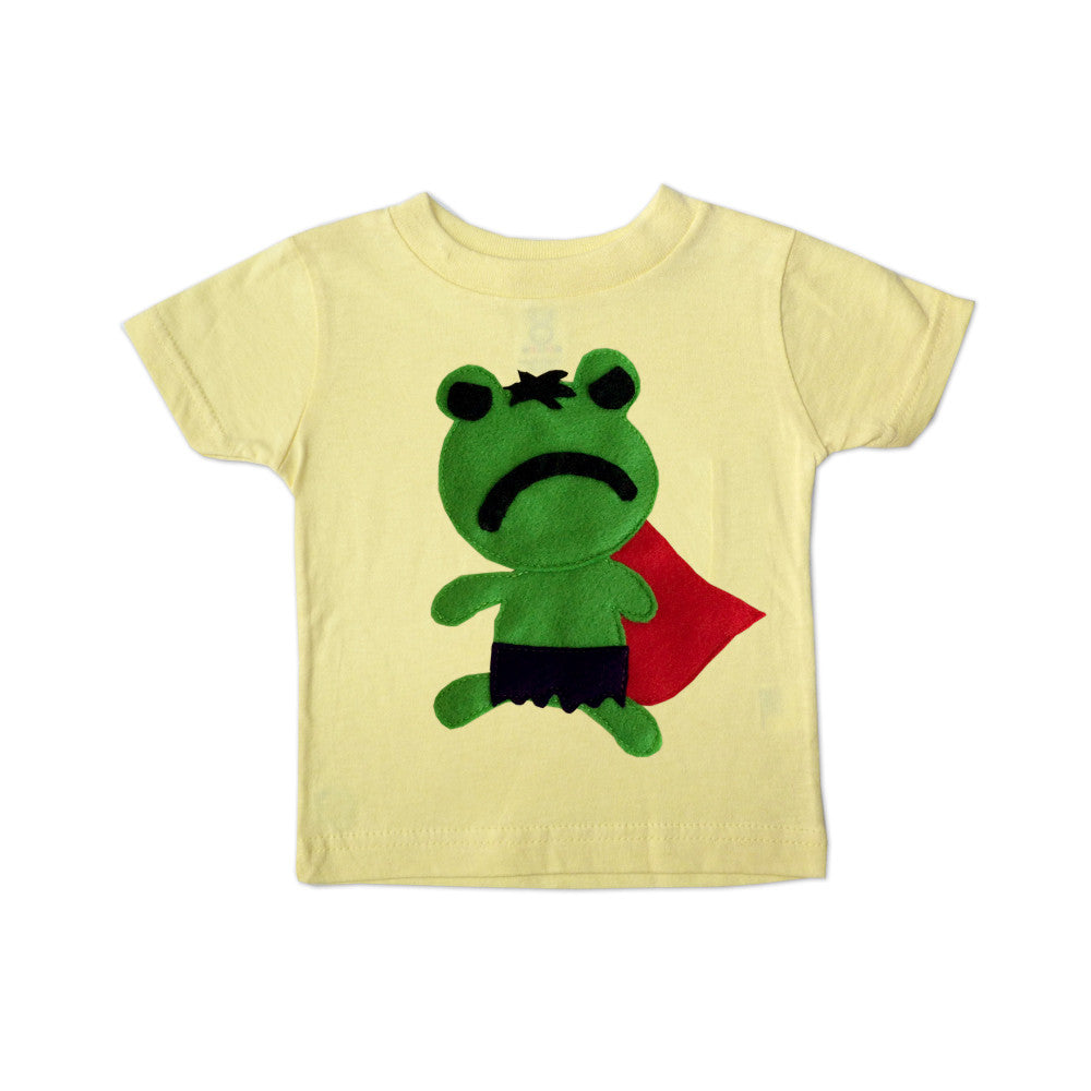 Chemise de super-héros pour enfants - Team Super Animals - Hopper Froggy