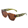 Meridian - Classic Square Retro Flat Top Fashion Sunglasses