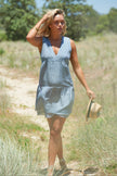 Bondi Dress in Slate Blue