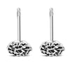 Round Celtic Knot Silver Stud Earrings