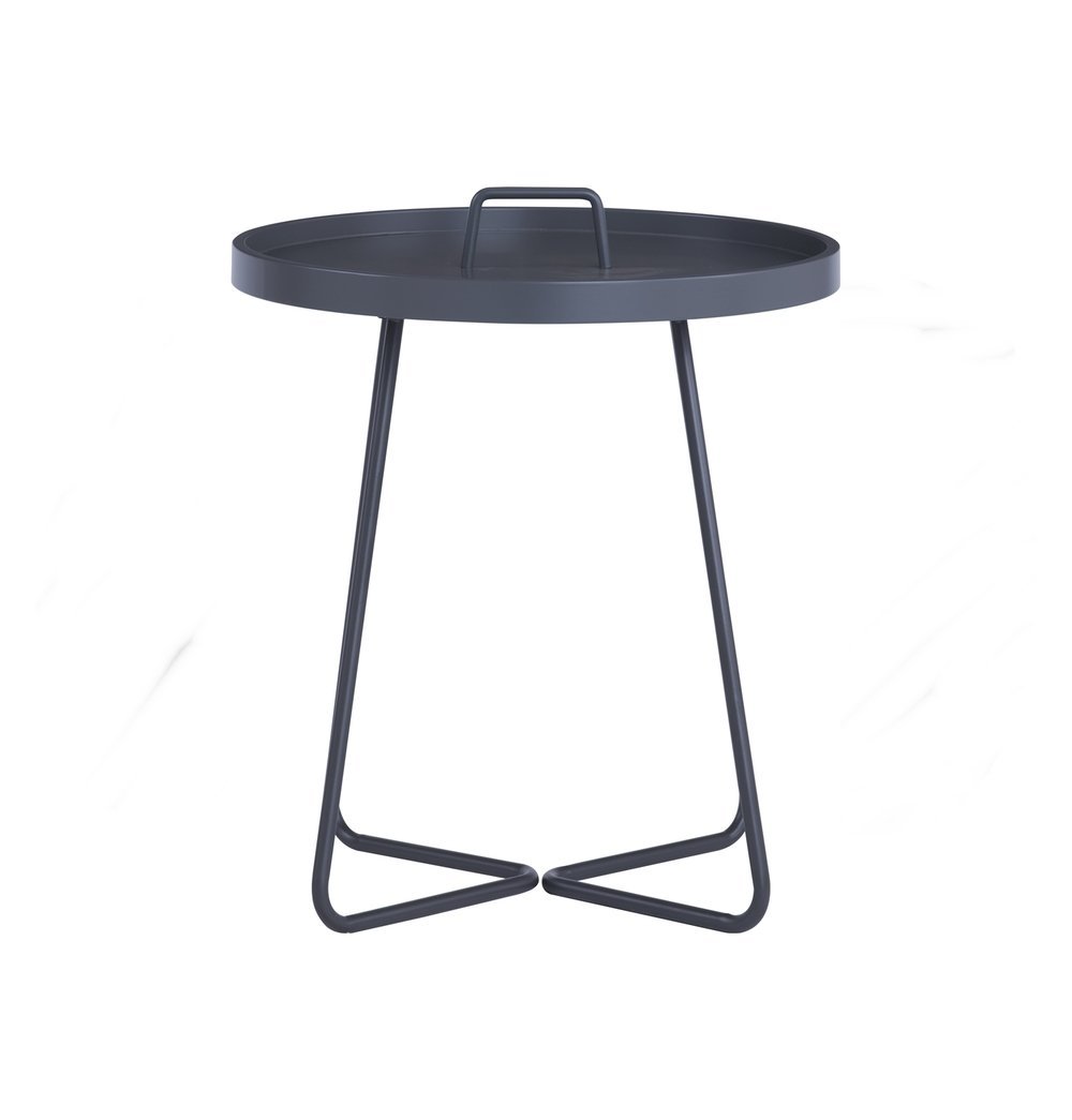 Table basse ronde Jax - Gris