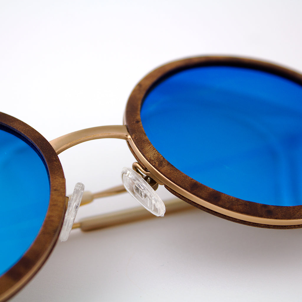 Largo - Metal & Wood Sunglasses