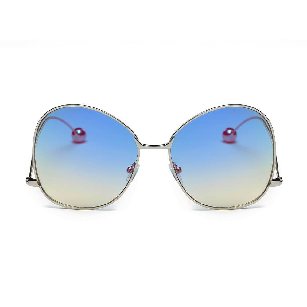 Eugene - Women's Trendy Oversized Pantone Lens Sunglasses