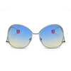 Eugene - Women's Trendy Oversized Pantone Lens Sunglasses