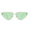 Windflow - Retro Tinted Flat Lens Fashion Cat Eye Sunglasses