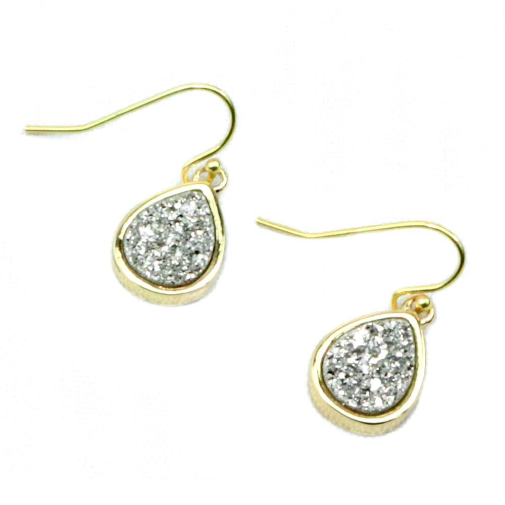 Boucles d'oreilles en forme de larme Emma Druzy