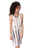 Blue Slip Dress in Tie Dye