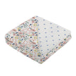 Wildflowers and Periwinkle Diamond Polka Dot Bamboo Newcastle Blanket