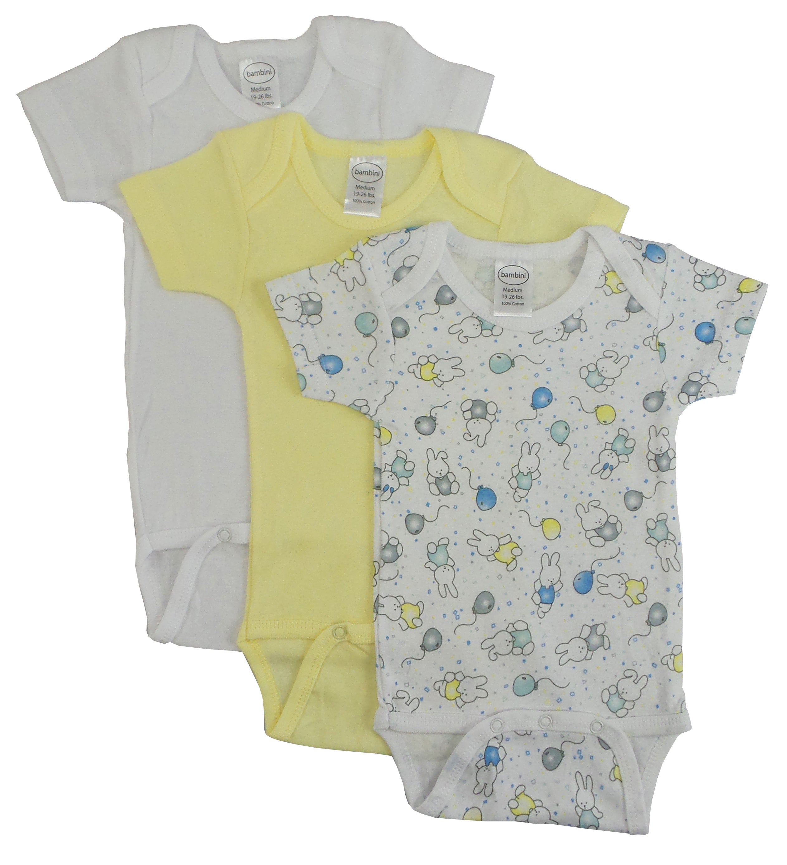 Bambini Girl's Printed Short Sleeve Variety Pack