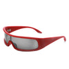 Orion - Futuristic Wrap Around Fashion Rectangle Shield Sunglasses