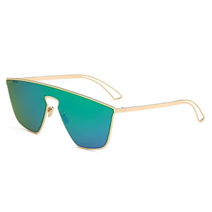 BEVERLY | Women Square Futuristic Flat Lens Sunglasses