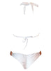 Tina Halter Top & Skimpy Bottom - White