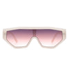 Firelily - Geometric Square Futuristic Fashion Sunglasses