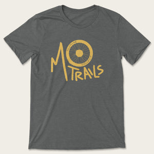 MO TRAILS Tee - Deep Heather