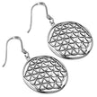 Boucles d'oreilles Argent Grande Fleur de Vie