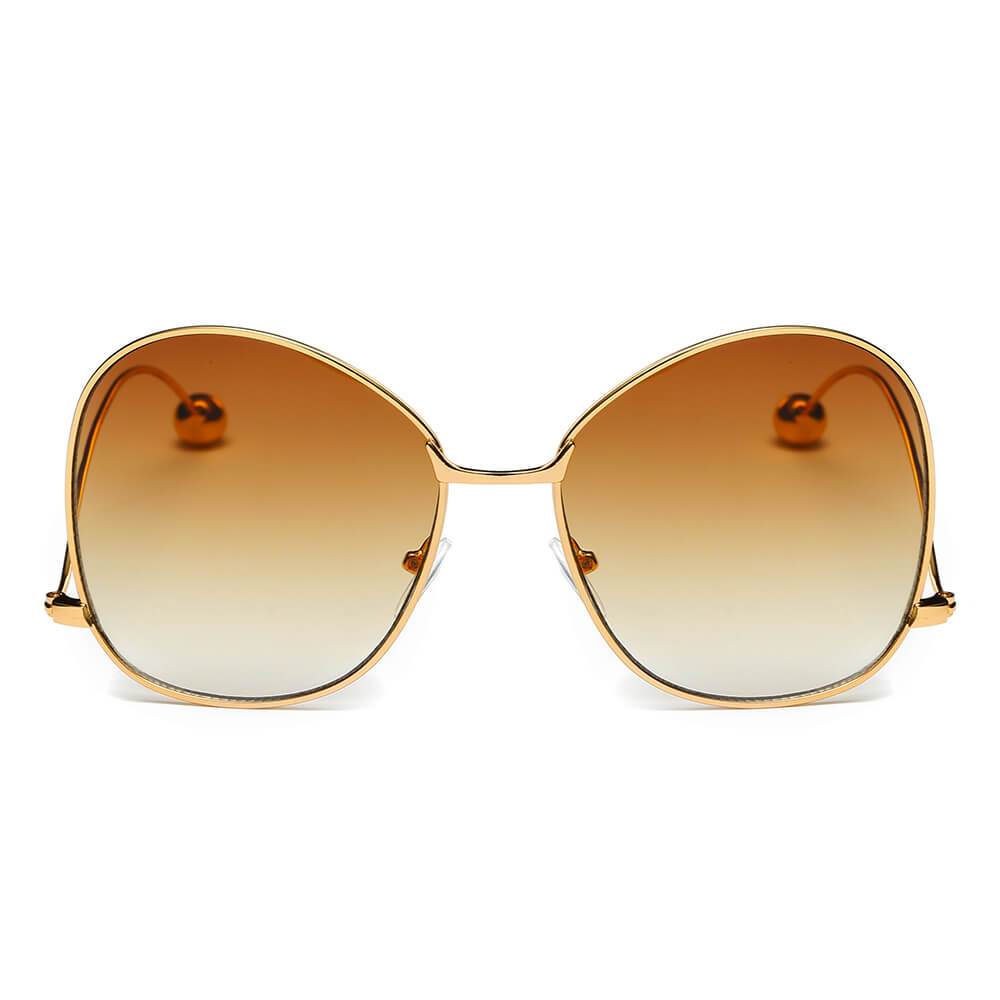 Eugene - Women's Trendy Oversized Pantone Lens Sunglasses