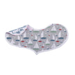 Ocean Tides Bamboo Burp Cloth/Heart Bib 2PK