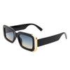 Quixotic - Rectangle Narrow Fashion Tinted Square Sunglasses