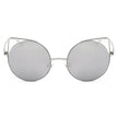 Dublin- Women Mirrored Lens Round Cat Eye Sunglasses