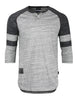 ZIMEGO Men's 3/4 Sleeve Baseball Football College Raglan Henley