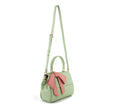 Cottontail - Mint & Light Pink Vegan Leather Bag