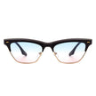 Mistique - Women Retro Half Frame Square Fashion Cat Eye Sunglasses