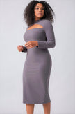 Openly Cute Chic Solid Dress