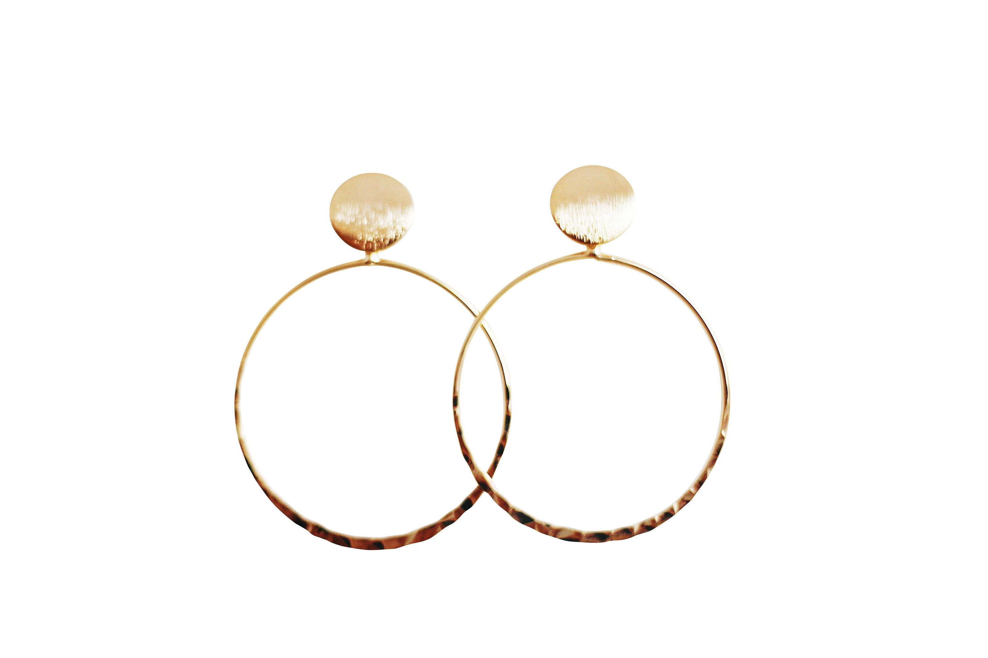 Jenn Gold Hoop Earrings