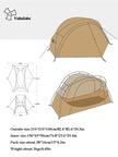 1 Person Double Layers Tent