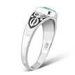 Bague Ethnique en Argent Turquoise