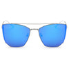 DORSET - Oversize Polygon Mirrored Lens Cat Eye Sunglasses