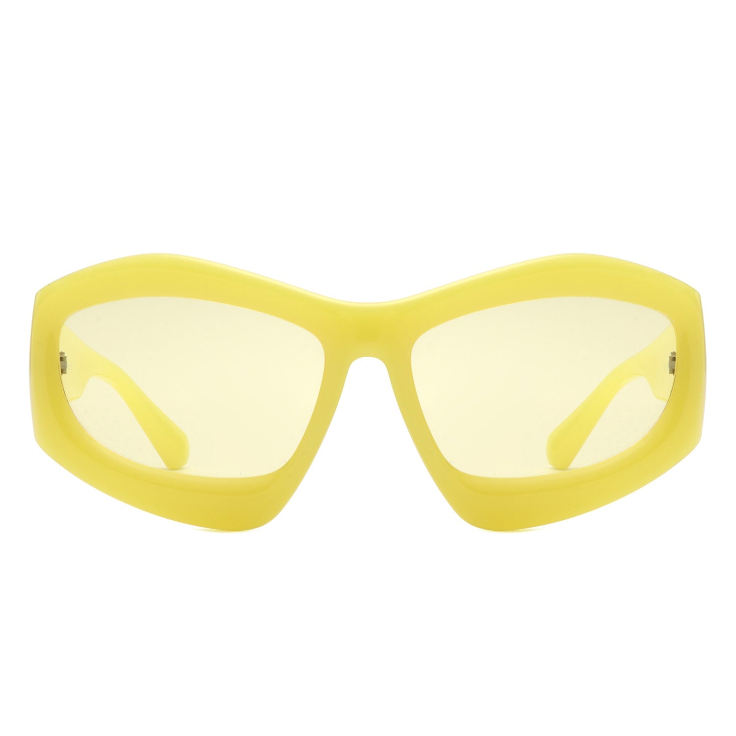 Xaron - Lunettes de soleil mode surdimensionnées carrées teintées géométriques