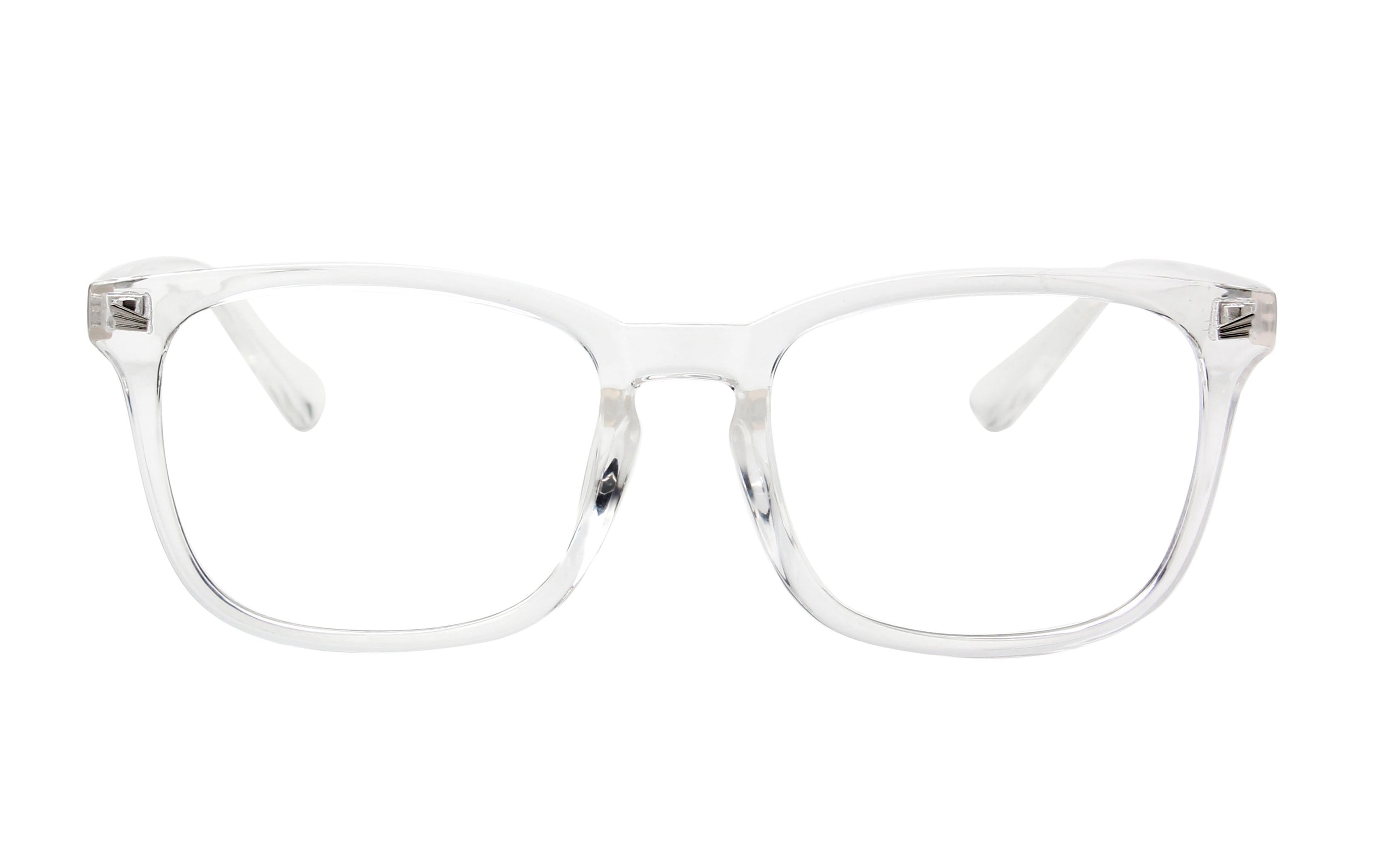 Venezia | Classic Rectangle Horn Rimmed Blue Light Blocker Glasses