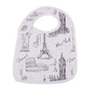 London, Paris, New York Snap Bibs