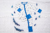 Blue Jays - Long Sleeve Zipper Sleep Romper