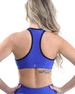 Ensemble de vêtements de sport Firenze - Leggings et soutien-gorge de sport - Bleu [FABRIQUÉ EN ITALIE]