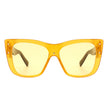 Windborn - Women Retro Square Tinted Cat Eye Fashion Sunglasses