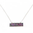 Bethany Druzy Bar Necklace in Silver