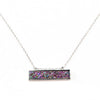 Collier barre Bethany Druzy en argent