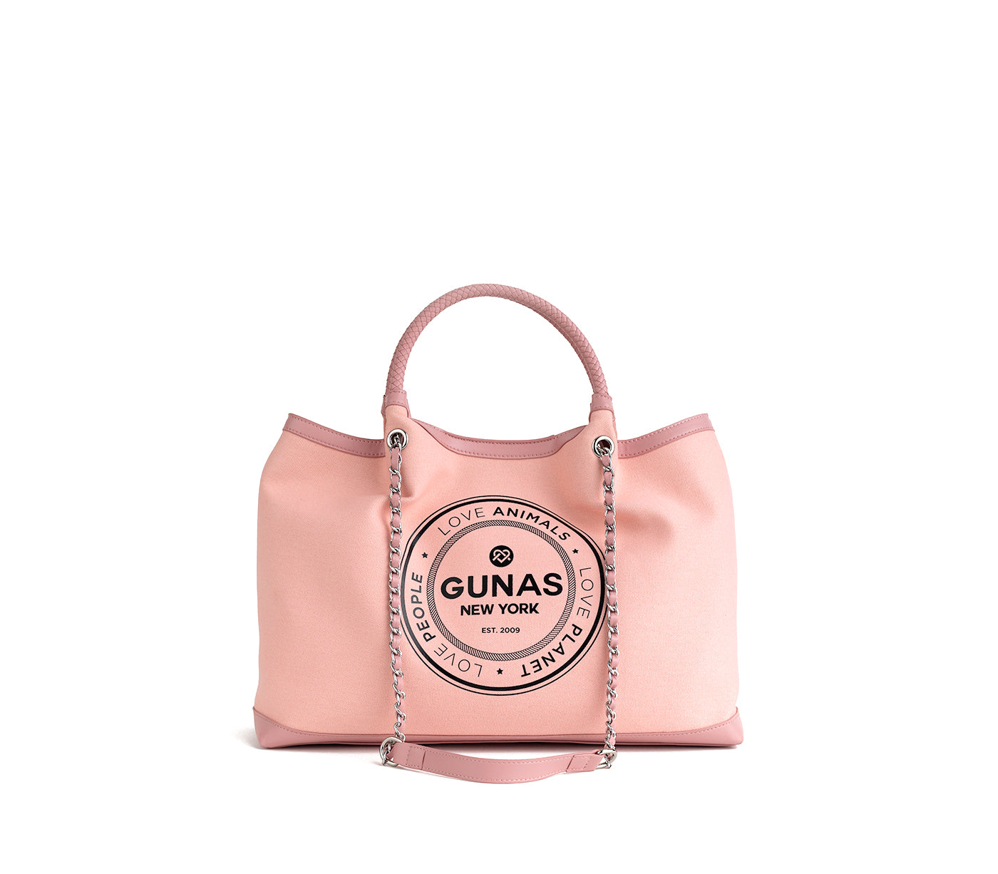 RUTH - Light Pink Vegan Canvas Tote