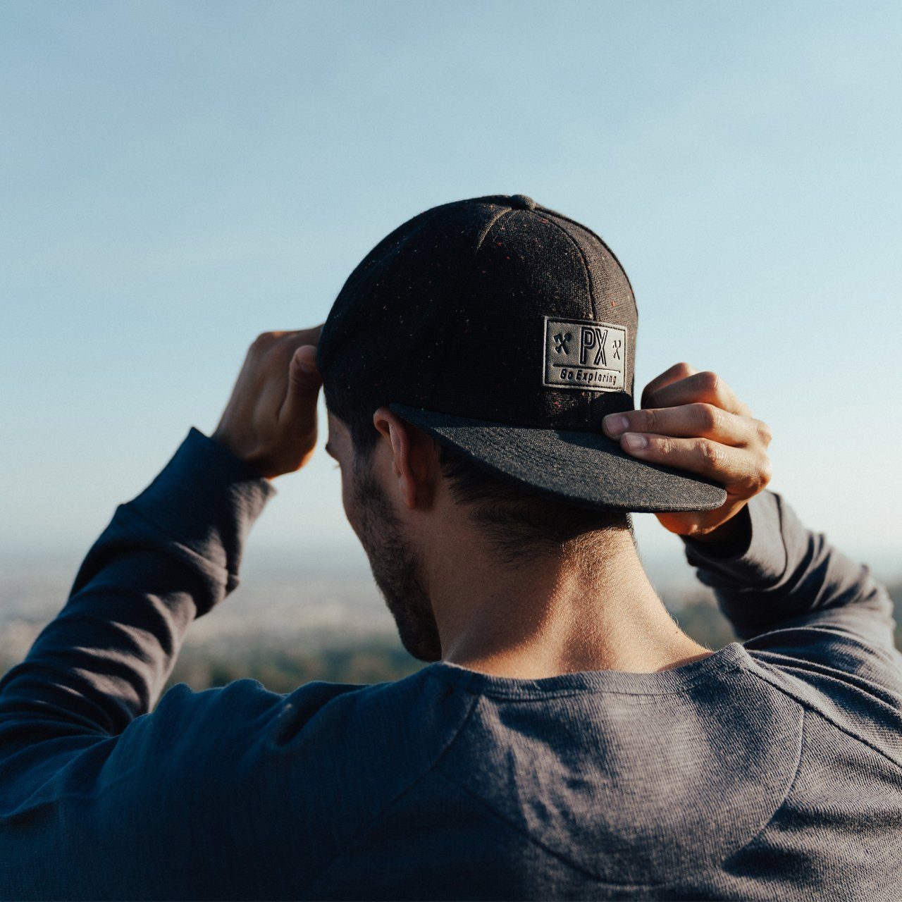 Travis Flat Brim Speckle Hat