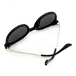 FINDLAY | Women's Retro Mirrored Lens Horned Rim Round Sunglasses