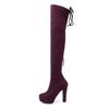 Winter Platform Over the Knee High Shoes