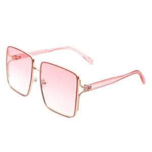 Evangely - Classic Square Tinted Fashion Oversize Women Sunglasses