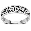 Bague papillon en argent sterling