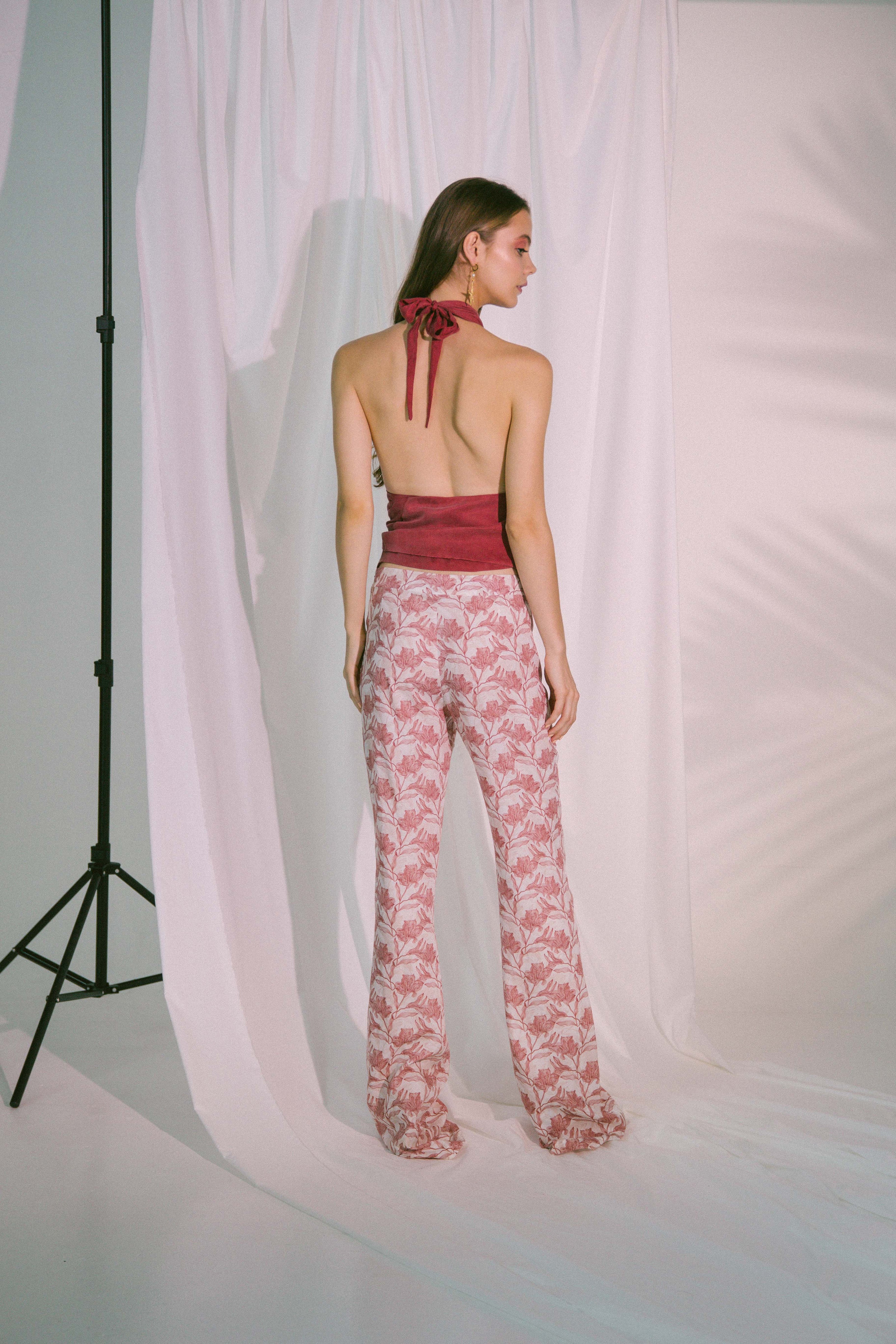 Pantalon Plato en Canyon Rose