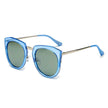 FERNDALE | Mirrored Polarized Lens Oversize Cat Eye Sunglasses