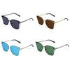 MURCIA | Women Fashion Block Cat Eye Flat Lens Wire Art Polarized Sunglasses