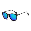 AMES | Retro Vintage Inspired Horned Keyhole Round Sunglasses