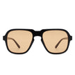 Nightime - Retro Square Fashion Aviator Vintage Style Tinted Sunglasses